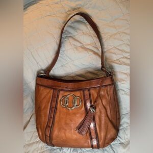Brighton Brown Leather Shoulder Bag NoD667774